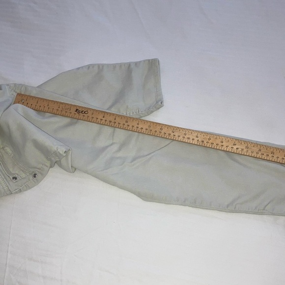 SO brand size 9 Womens pants small light yellow print dots Light Khaki Casual - Picture 14 of 16